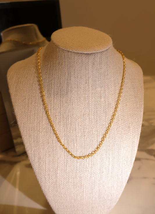 SOL Rolo - Solid 23k Gold Chain