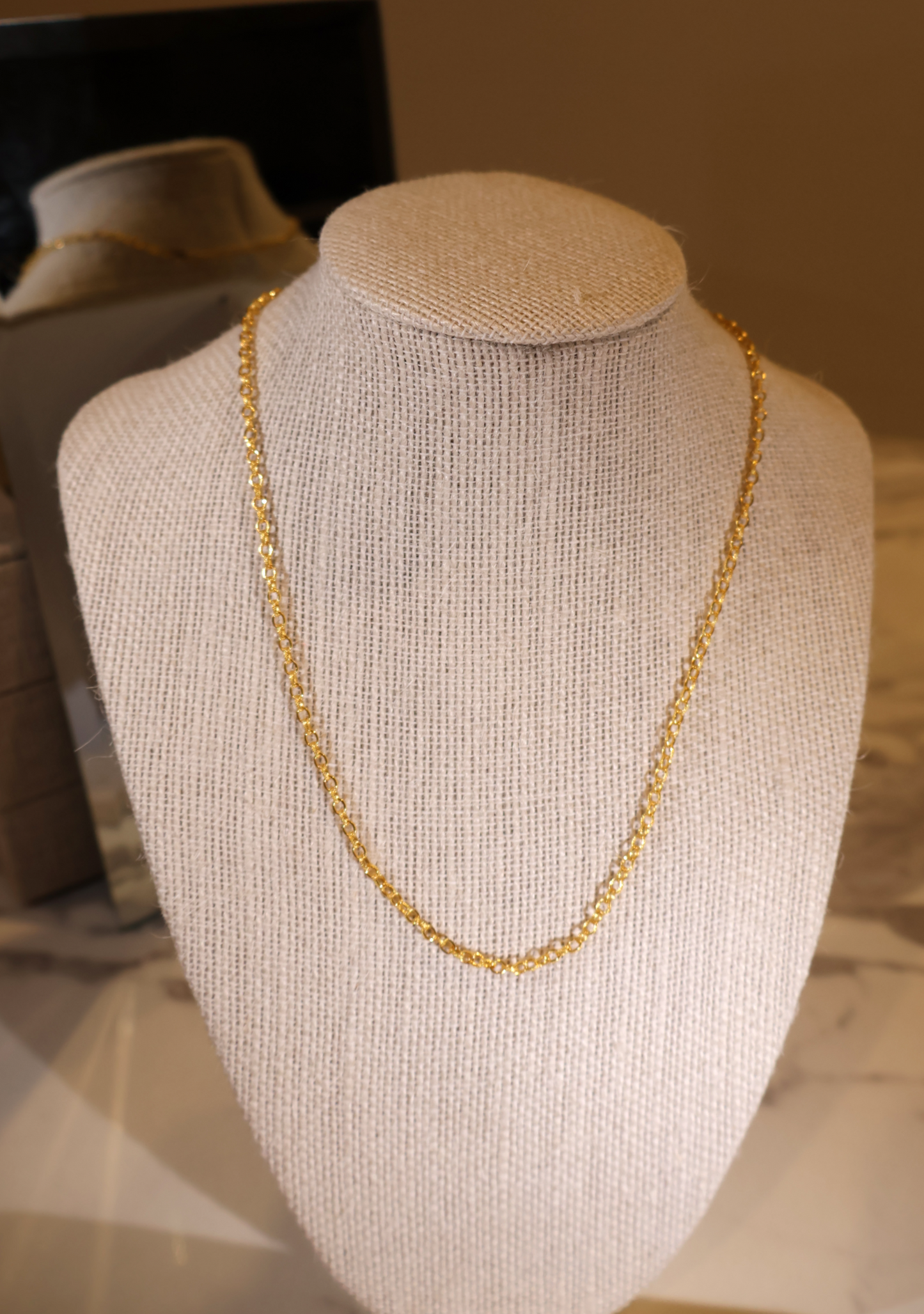 SOL Rolo - Solid 23k Gold Chain