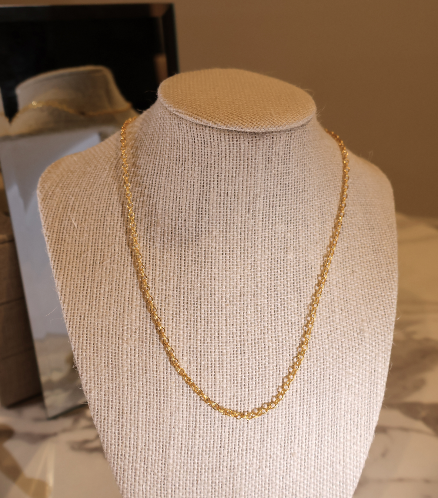 SOL Rolo - Solid 23k Gold Chain