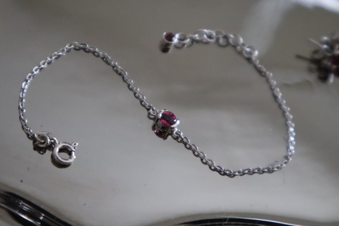 BRI Tourmaline Solitaire Bracelet – Pink