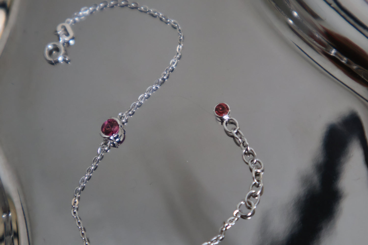 BRI Tourmaline Solitaire Bracelet – Pink