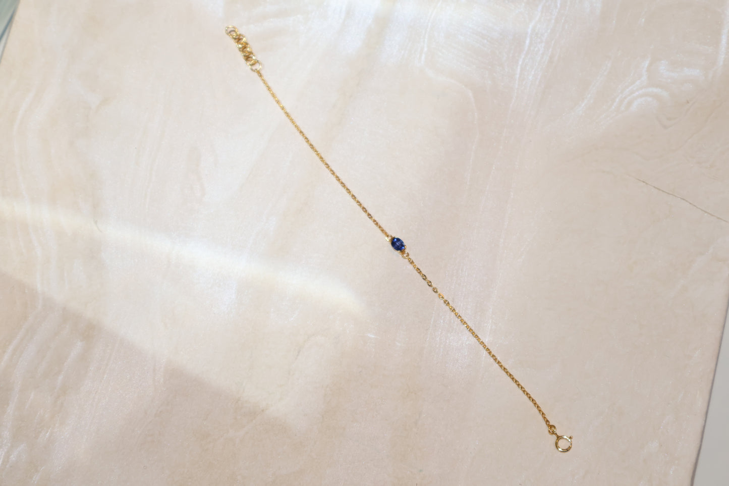 BRI Sapphire Solitaire Bracelet – Blue