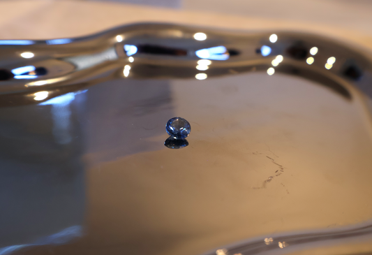 EON Blue Sapphire ( 1 Pear | 1 Round | 1 Oval )