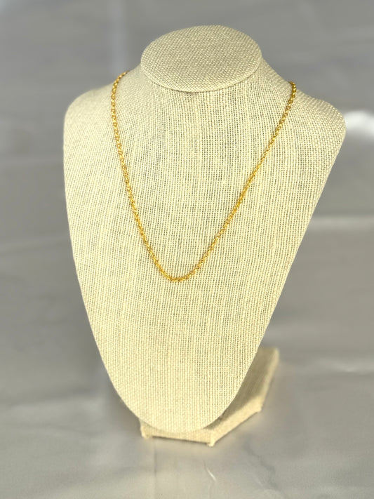 SOL Rolo - Solid 23k Gold Chain