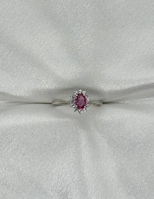 AUR Pink Sapphire - Solitaire Ring