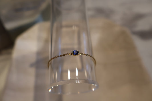 BRI Sapphire Solitaire Bracelet – Blue